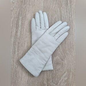 Fownes Cashmere Lined Genuine Leather Gloves Extended Cuffs, Size XS